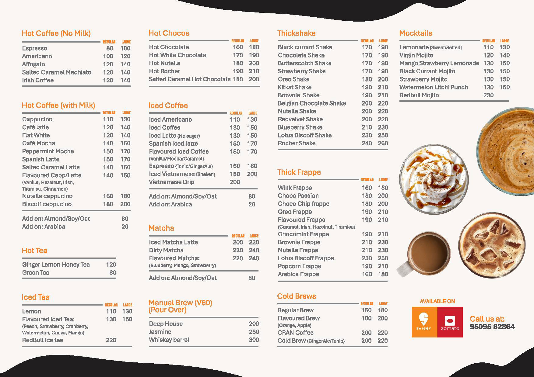 WinknBrew Cafe Menu Page 2